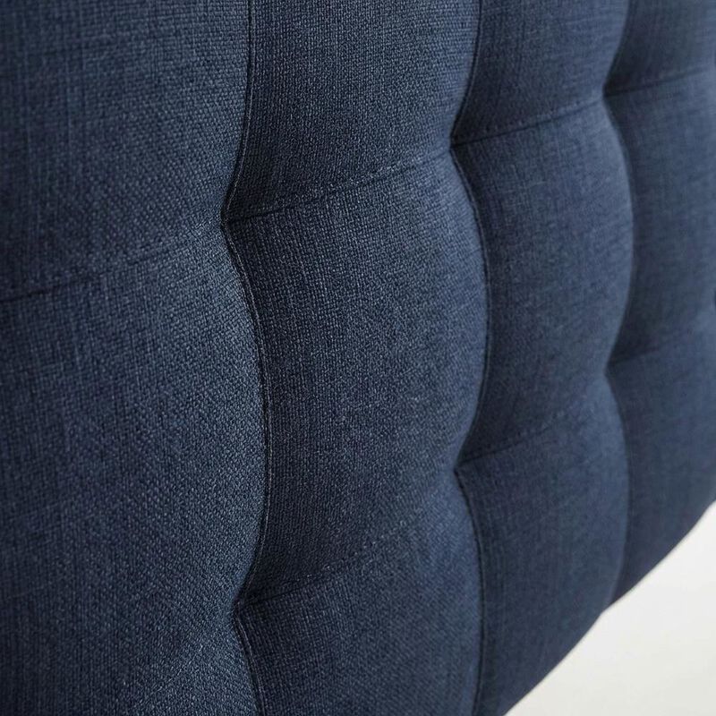 Upholstered Fabric Queen Headboard with Soft Padding and Sturdy Frame image number 4