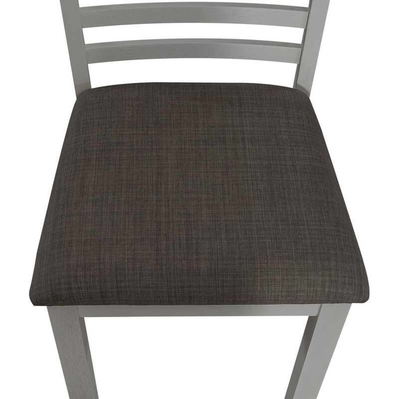Liberty Furniture Uph Ladder Back Side Chair (RTA) - Set of 2 Transitional White image number 4
