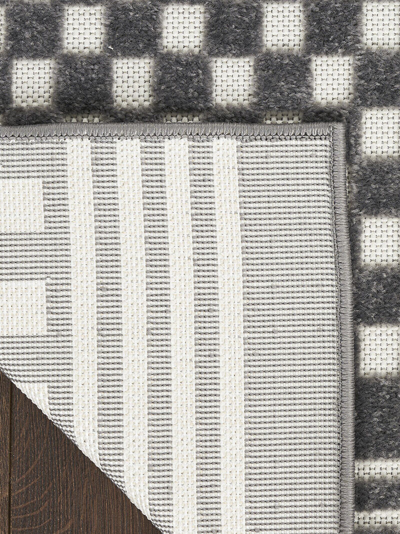 Care Free CAF02 Gray 6'7" x 9'2" Rug