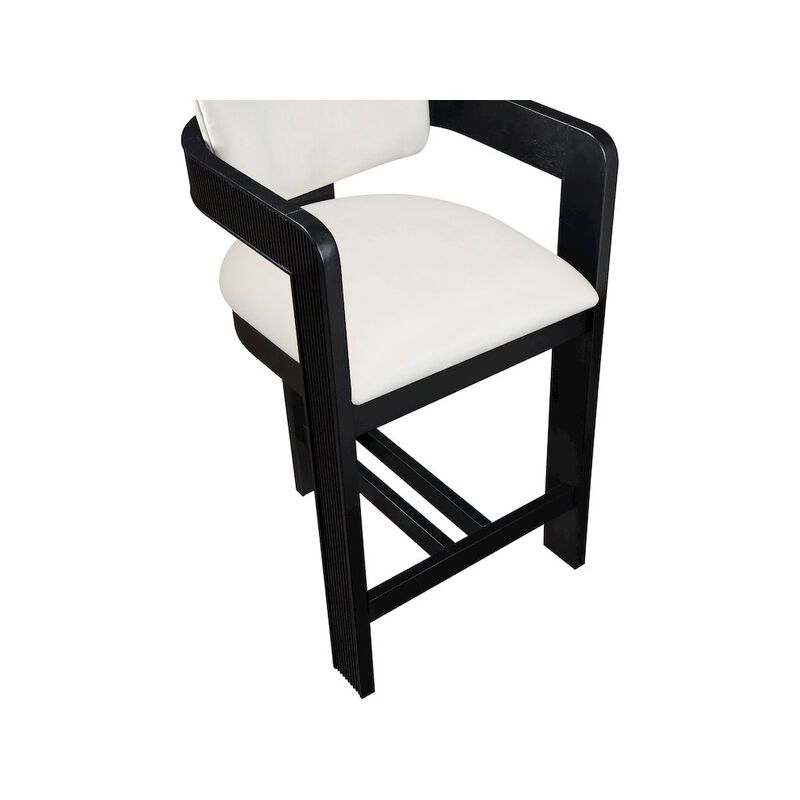 Meridian Furniture Sacha Velvet Stool