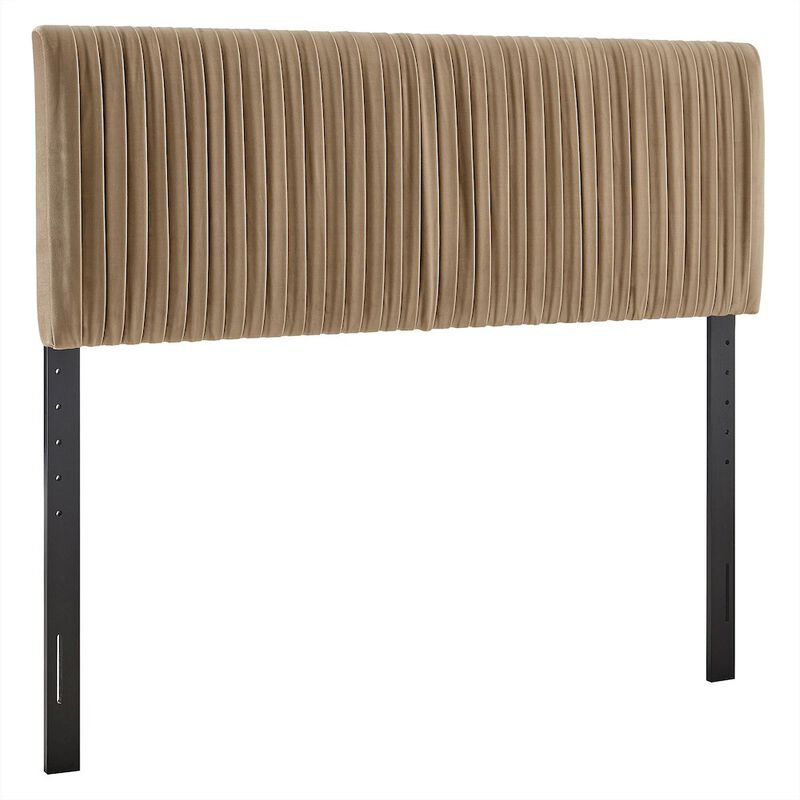 Eloise Stain-Resistant Performance Velvet Full Headboard image number 0
