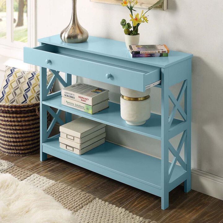 Convience Concept, Inc. Oxford 1 Drawer Console Table with Shelves
