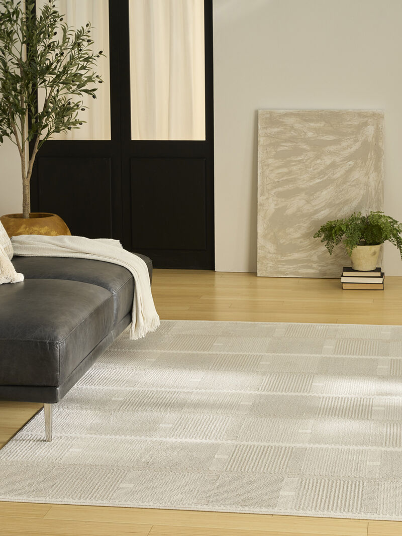 Nordic NRC09 Ivory/Beige 4' x 6' Rug