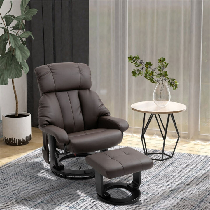 Massage Office Chair with Lumbar Support, Swivel Base, and Smooth Rolling Casters