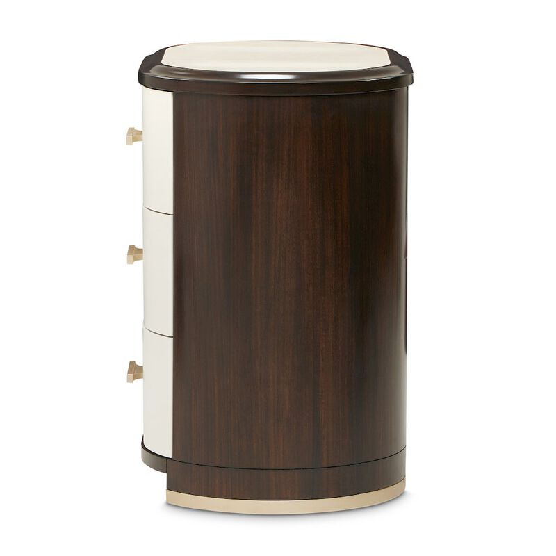 Michael Amini Paris Chic Nightstand - Espresso