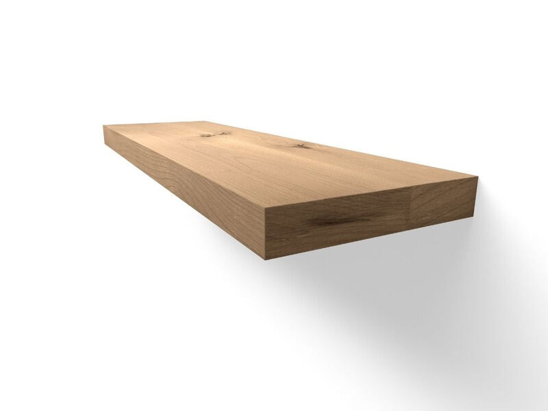 Rustic Alder Floating Shelf image number 5
