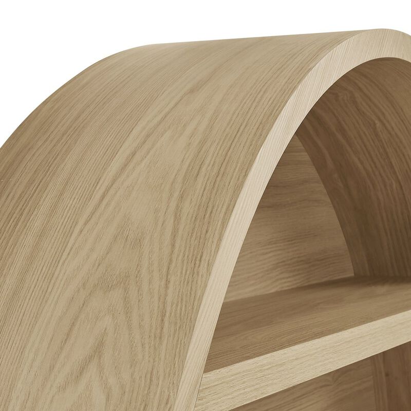 Romy 47" Round Wall Book Shelf image number 6