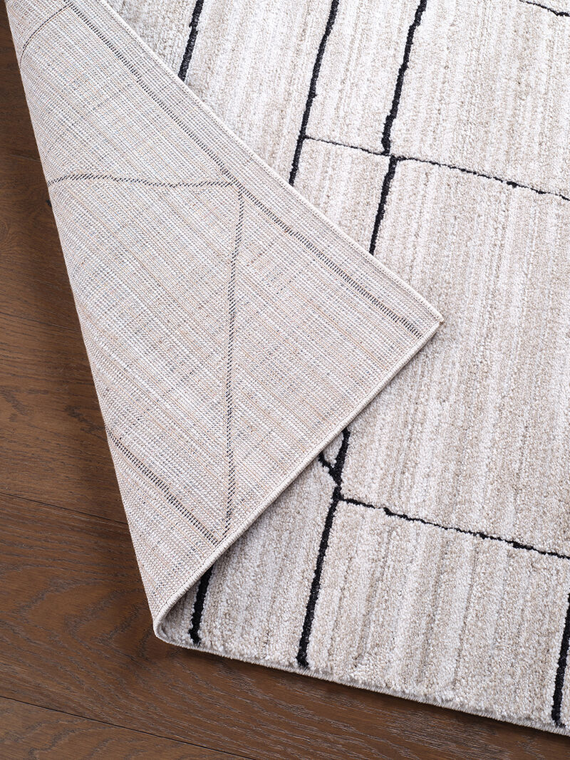 Eva Farhan Tan/Taupe 9'6" x 13'6" Rug image number 7