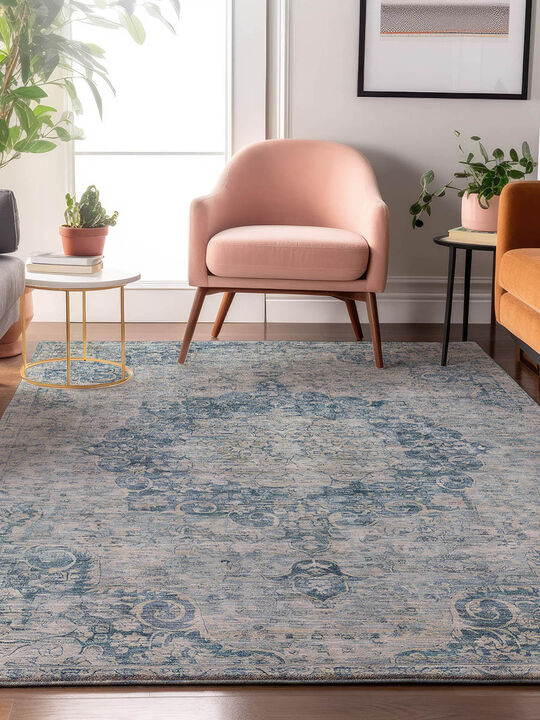 Tabrook TB5 Blue 10' x 14' Rug