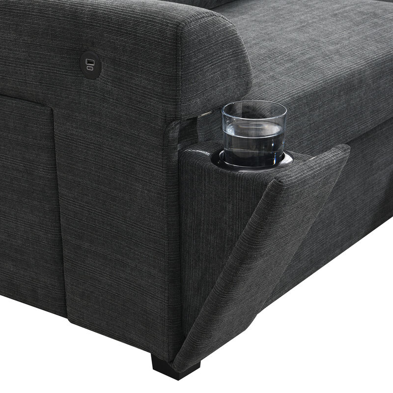 Skefzu U Shaped Sectional Sofa image number 7