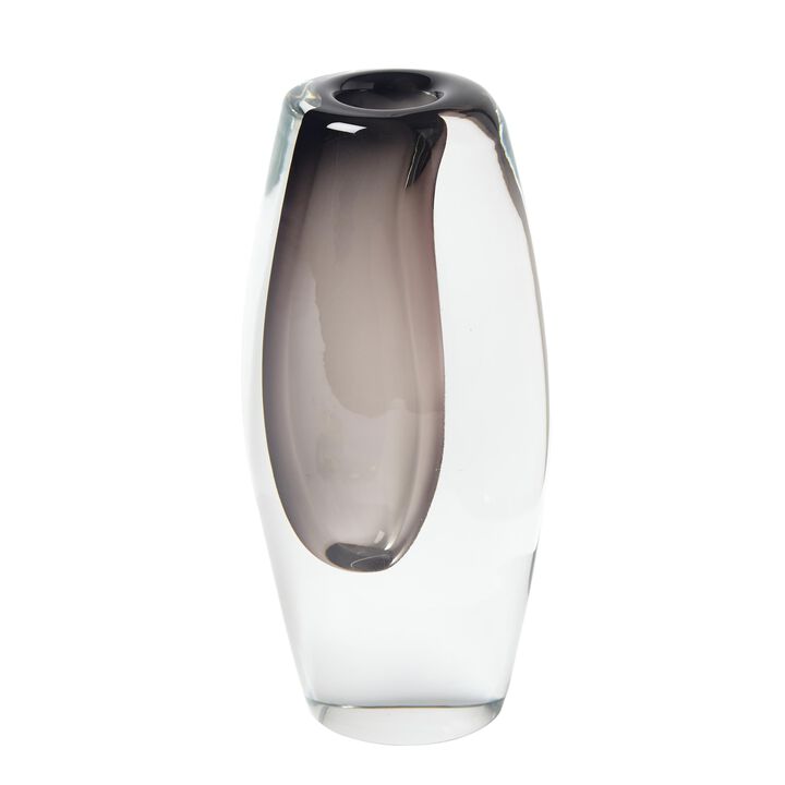 Offset Vase Large Grey