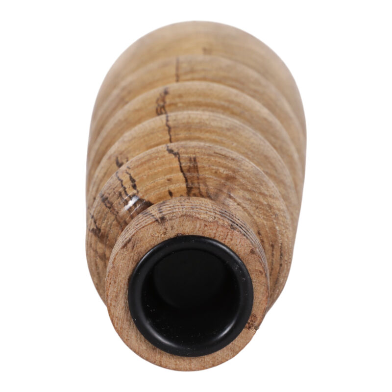 10x3" Ribbed Taper Holder, Natural image number 5