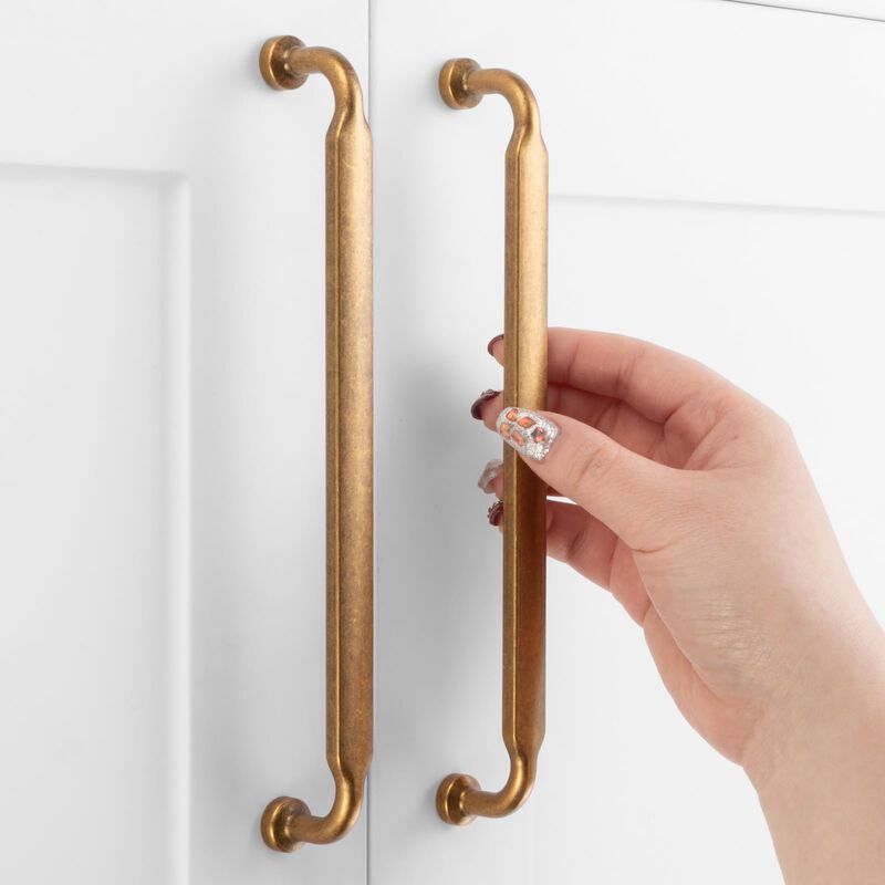 ASKANO Pack of 5, 7-1/2 Inch Hole Centers, Oil Rubbed Bronze Footed Kitchen Cabinet Pull Handle ZP2302 | Solid Hardware for Draw