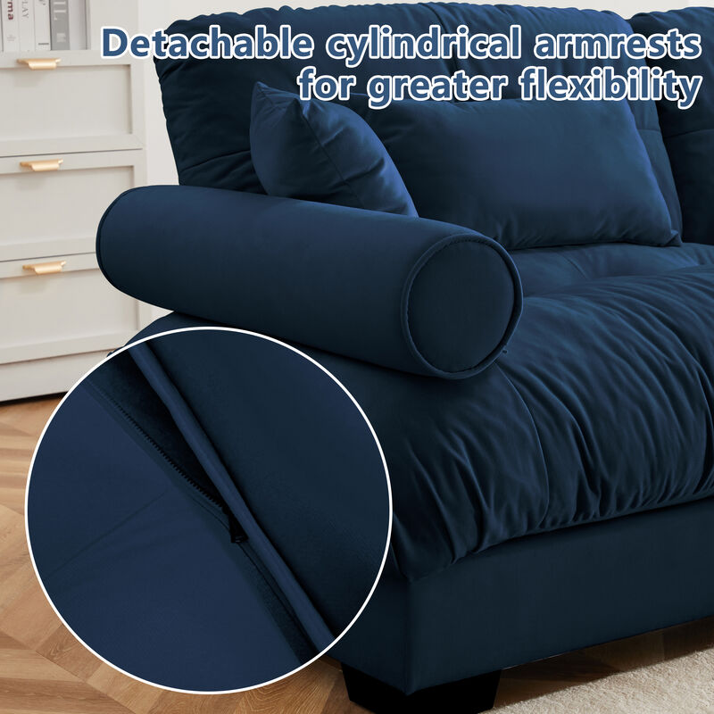 Plizer Large Size Modern Loveseat image number 8