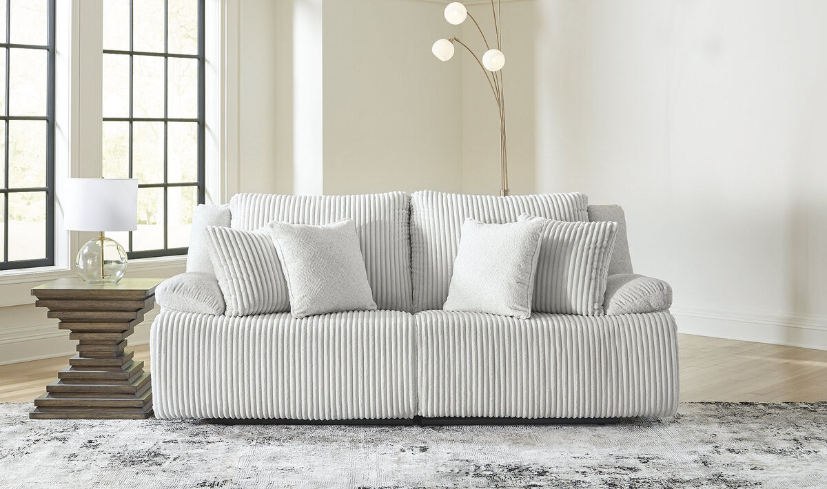 Top Tier 2-Piece Manual Reclining Sectional Loveseat