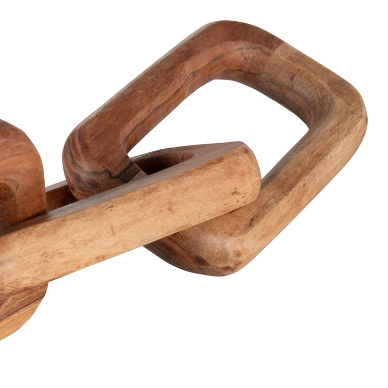 Wood Triple Link Chain image number 3