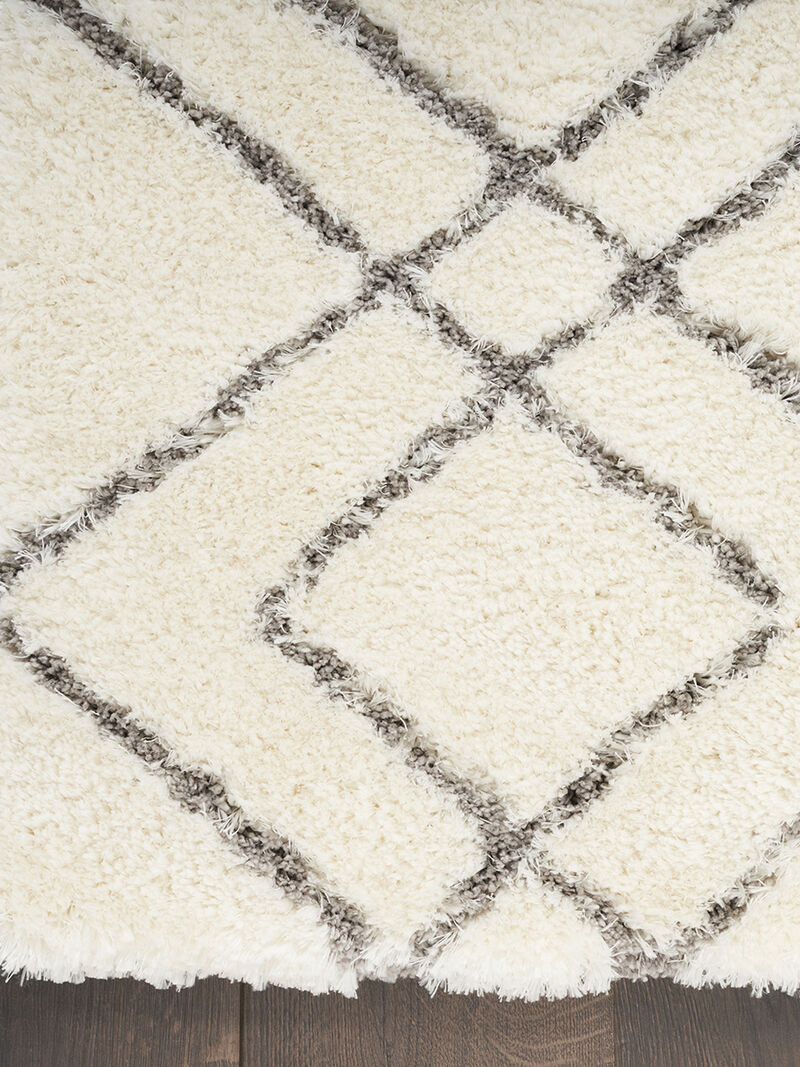 Dreamy Shag DRS07 Ivory 4' x 6' Rug