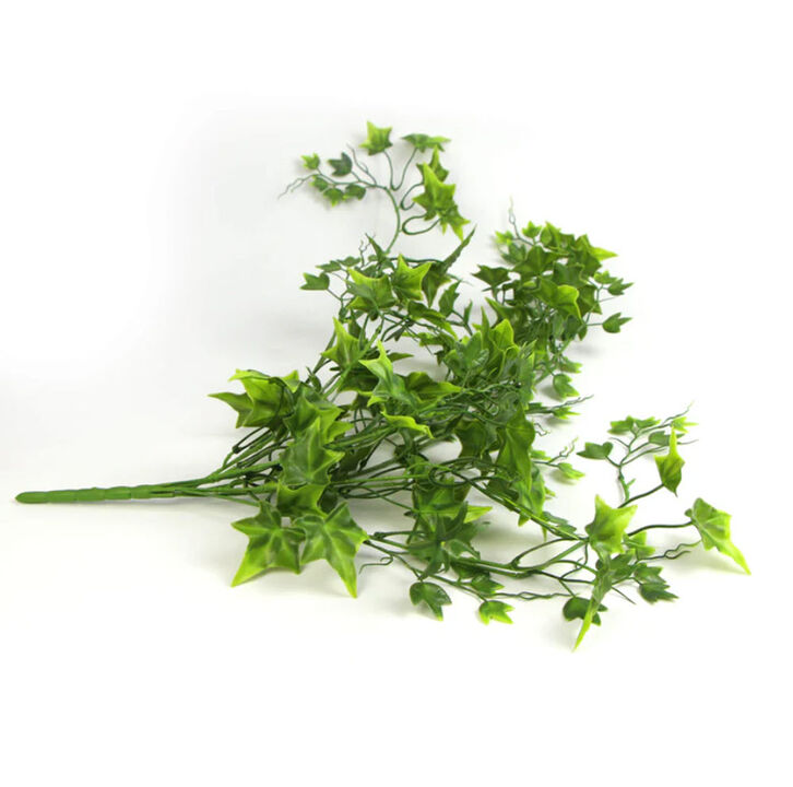 Artificial Two Tone (Bright Tipped) Ivy Hanging Bush 31" UV Resistant