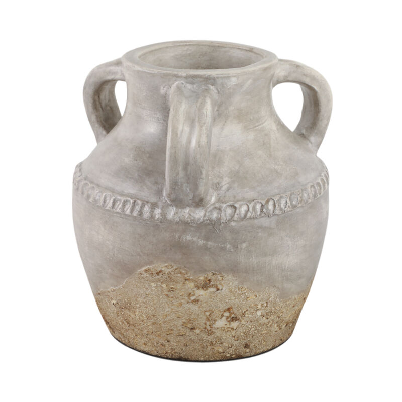 Terracotta, 10" Triple Handle Jug, Reactive Glaze image number 0