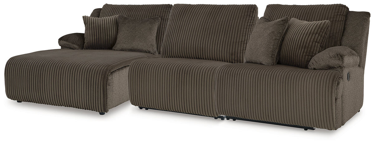 Top Tier 3-Piece Reclining Sectional with Chaise