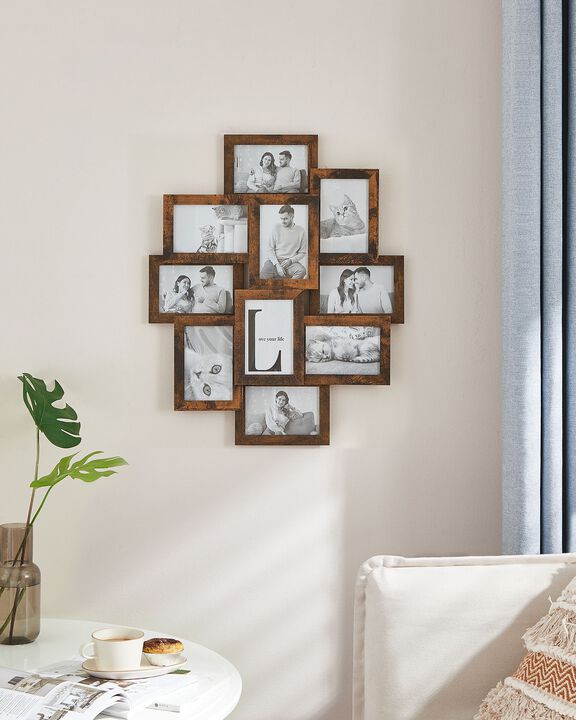4x6 Photo Collage Frame Set for Wall Decor Multi Picture Display