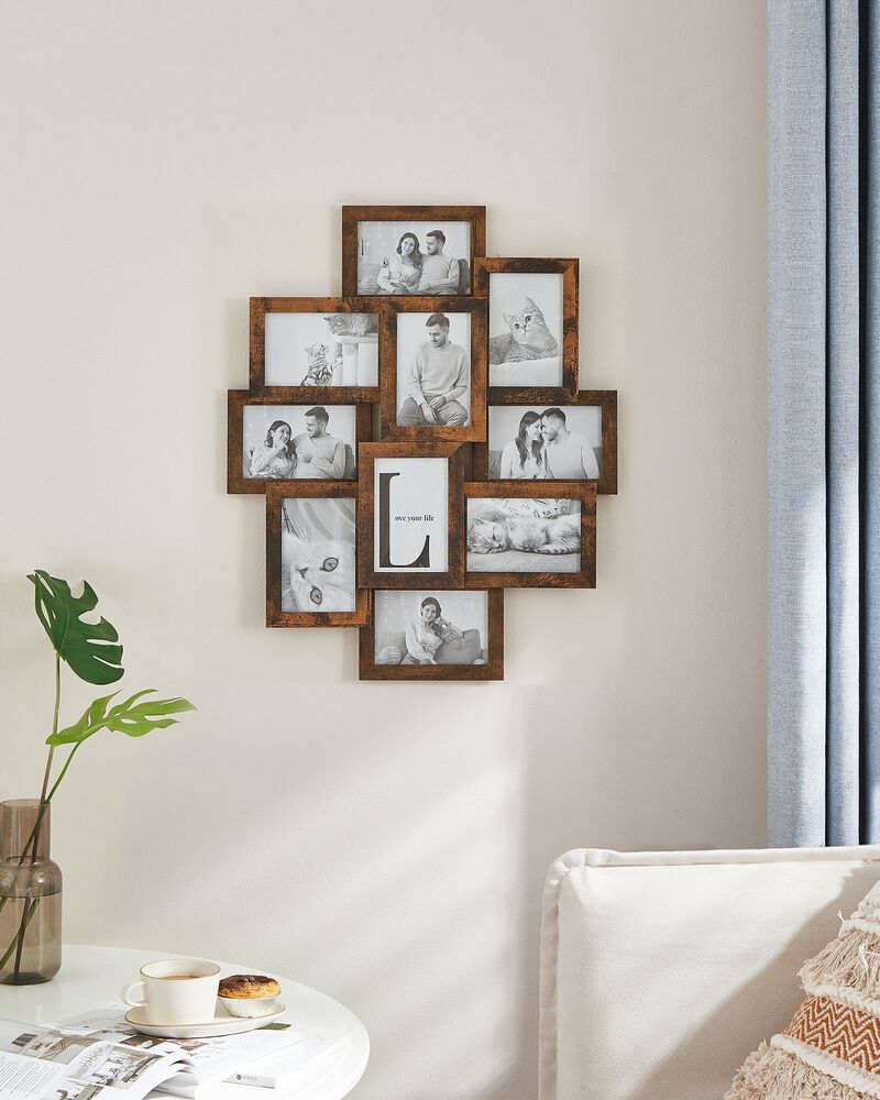 4x6 Photo Collage Frame Set for Wall Decor Multi Picture Display image number 1