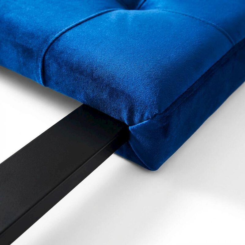 Blue Performance Velvet Headboard, Queen Tufted Design, Durable Upholstery image number 5