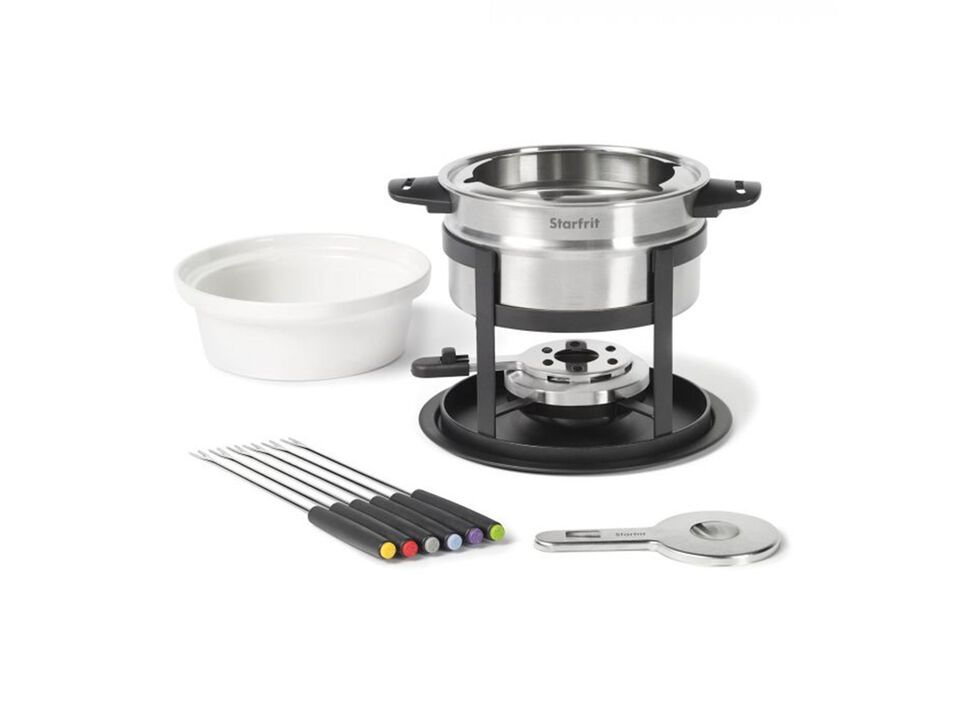 Starfrit - 3-in-1 Fondue Set, 1.6L Capacity, 12 Pieces, Stainless Steel
