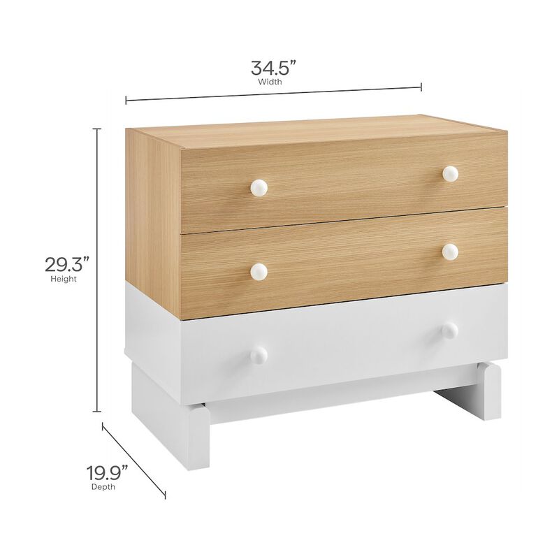 Nolia 3-Drawer Color Block Dresser image number 1