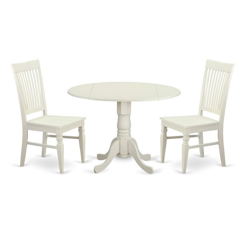 3 PC Dining room set for 2-Kitchen Table and 2 Kitchen Dining Chairs
