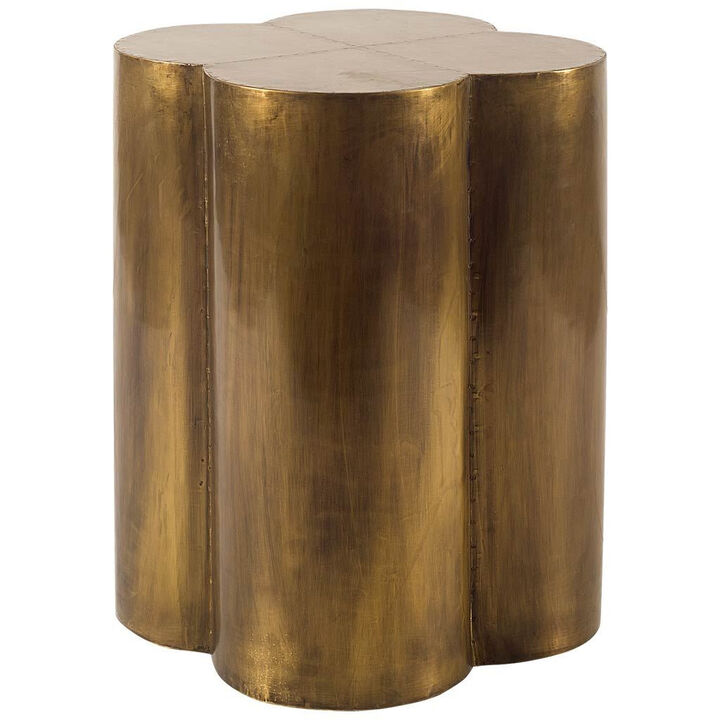 Polished Brass End Table &ndash; Elegant and Durable Home D&eacute;cor