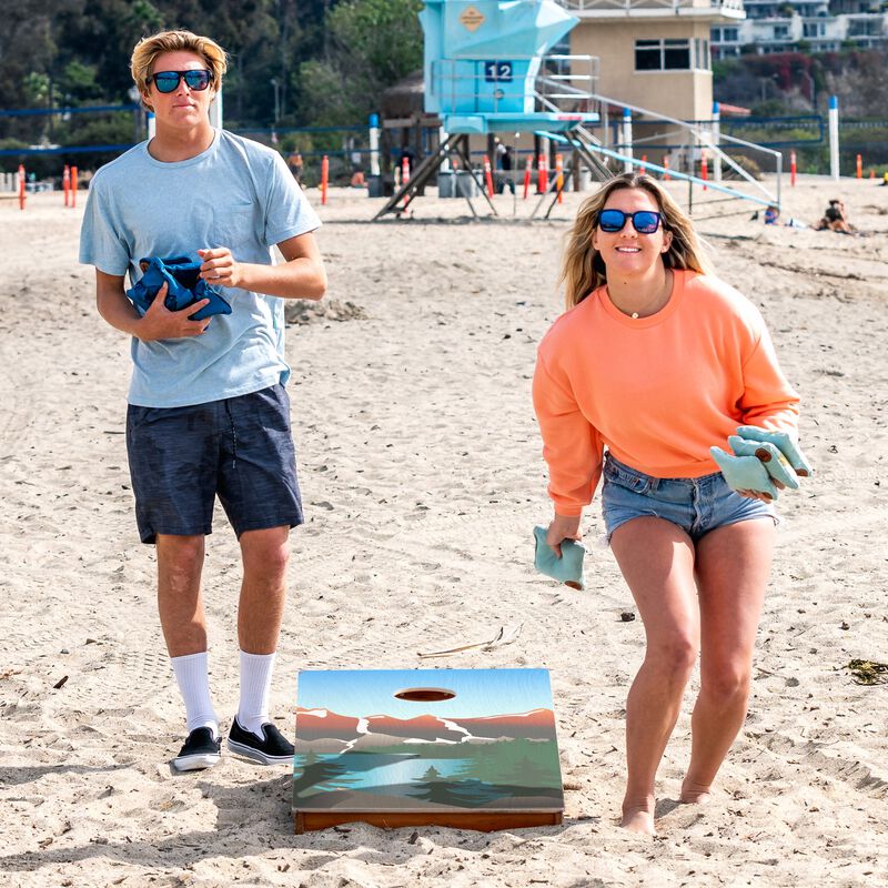 2ft x 4ft Graphic Wood Classic Cornhole Set | National Parks Inspired Collection image number 2