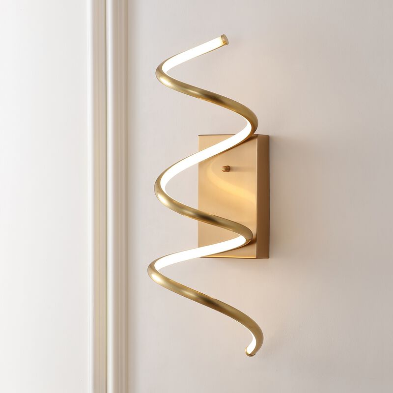 Scribble Modern Metal Integrated LED Vanity Light Sconce