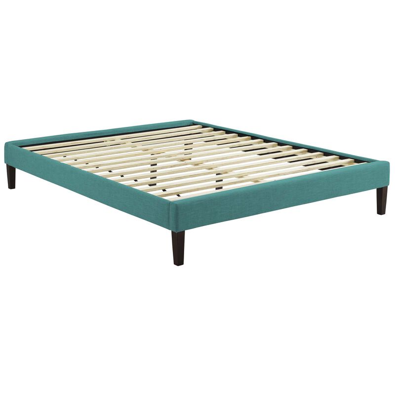 Modway - Tessie Queen Fabric Bed Frame with Squared Tapered Legs image number 2