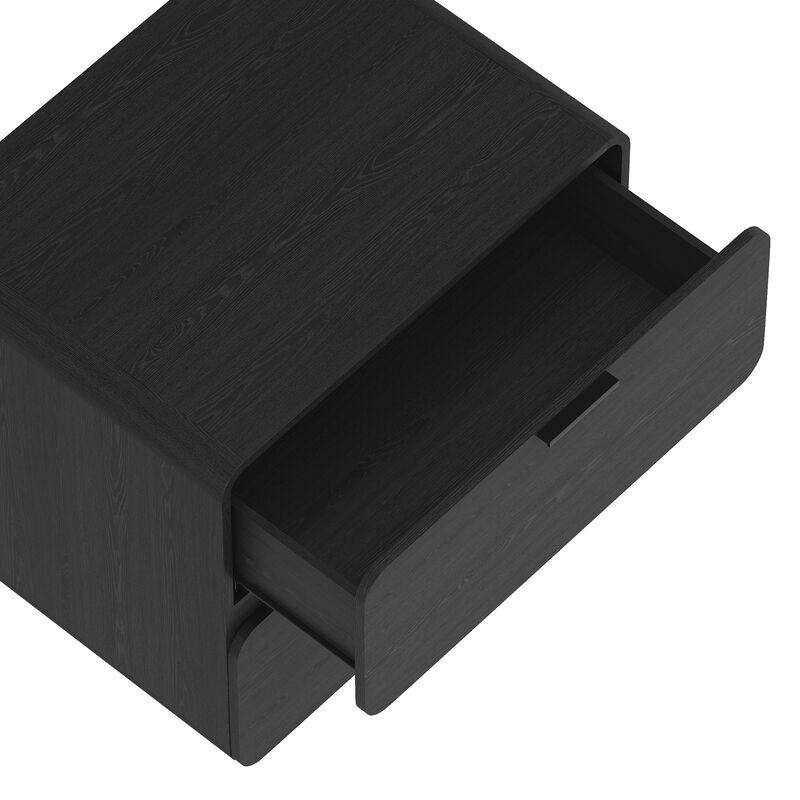 Chrystie Black Nightstand