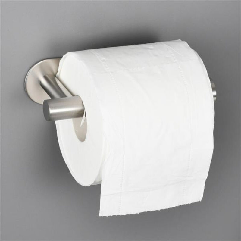 Self-Adhesive Toilet Paper Holder, Stainless Steel Bathroom Tissue Rack