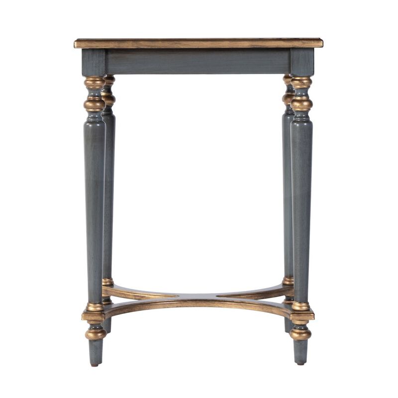 Butler Specialty Tyler 18 in. W Rectangular Wood Side Table, Pastel Blue image number 4