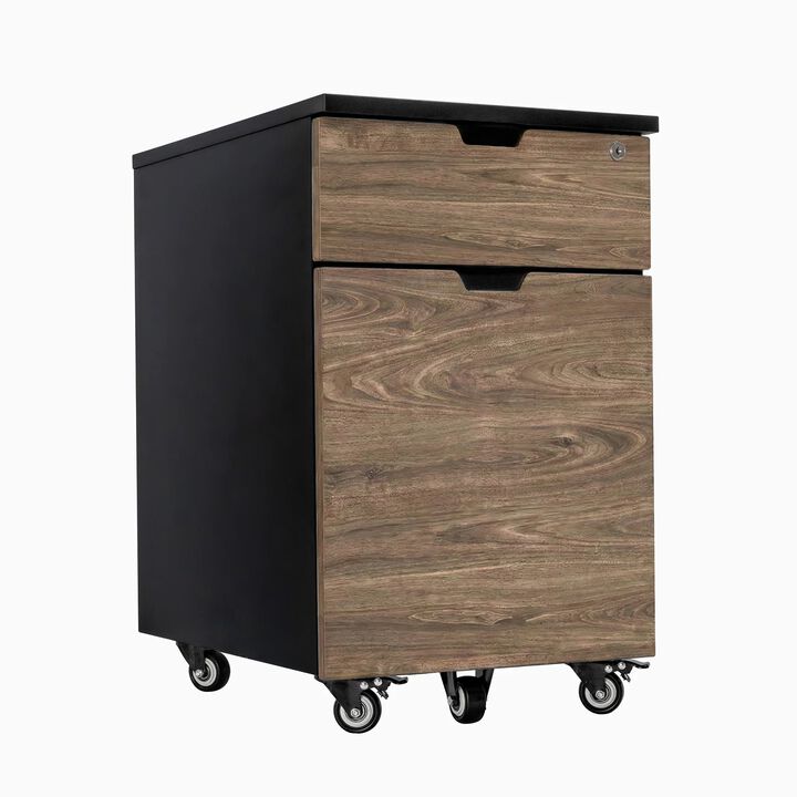 Desky Wooden Minimal Filing Cabinet