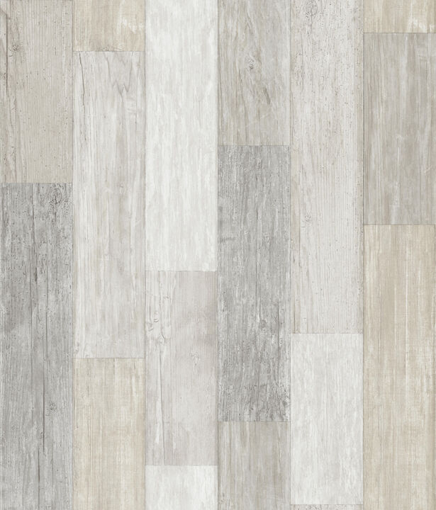 Bleached Pallet Board White Wallpaper