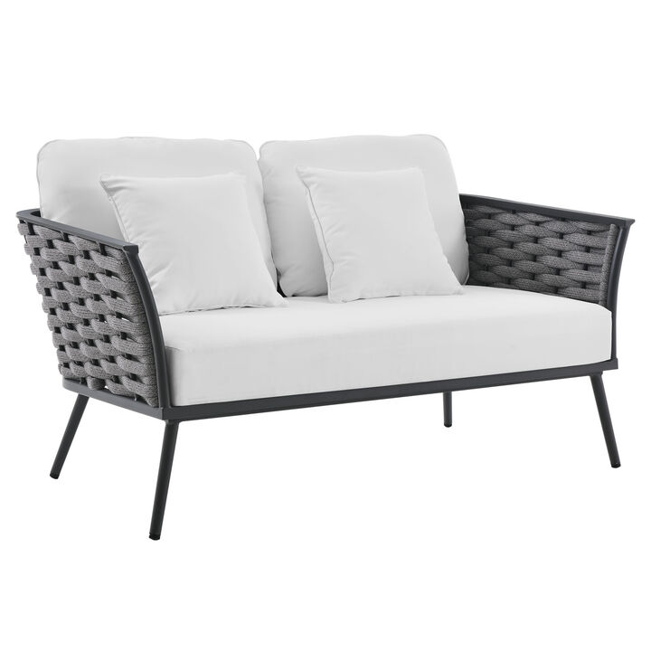 Modway - Stance Outdoor Patio Aluminum Loveseat