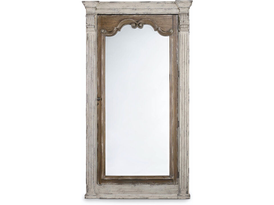 Chatelet Floor Mirror with jewelry Armoire Storage