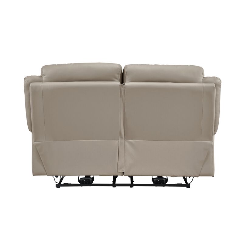 Conia Power Double Recliner Loveseat, Leather, USB image number 4