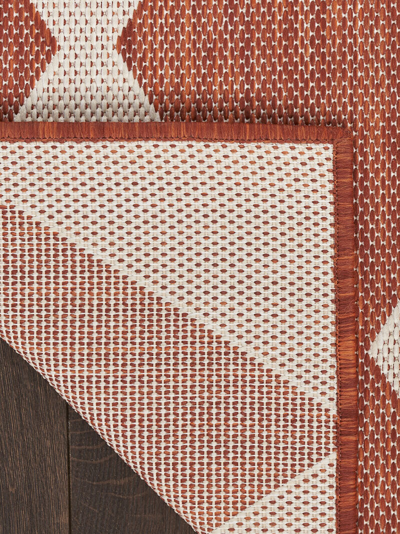 Positano POS04 Terracotta 2'2" x 10' Rug image number 1
