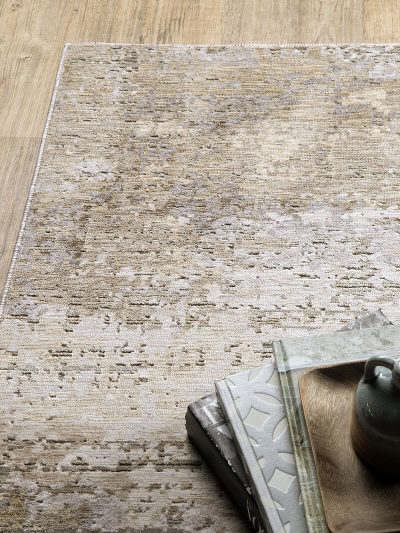 Nebulous 5'3" x 7'6" Beige Rug image number 2