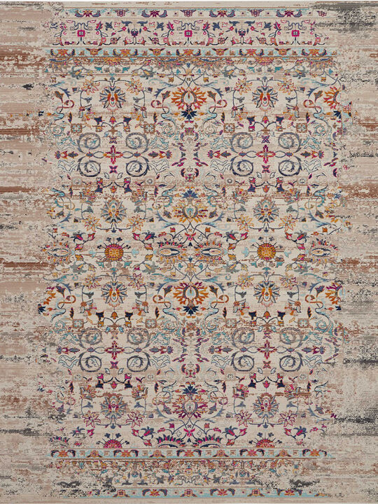 Vintage Kashan VKA02 Ivory 7'10" x 9'10" Rug