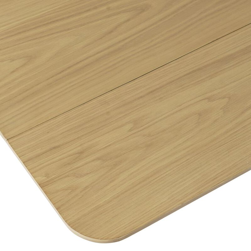 Jofran Bowie 66 Harvest Mid-Century Modern Drop-Leaf Dining Table