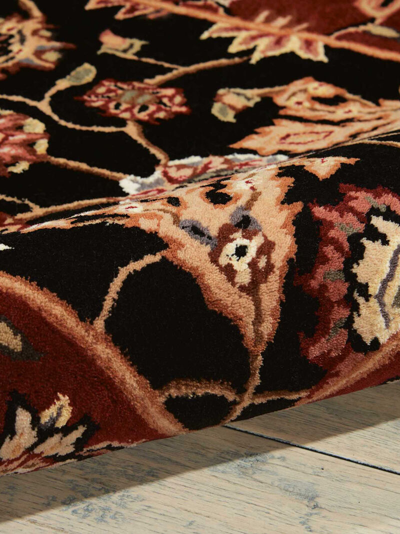 Nourison 2000 2017 Black 8'6" x 11'6" Rug image number 3