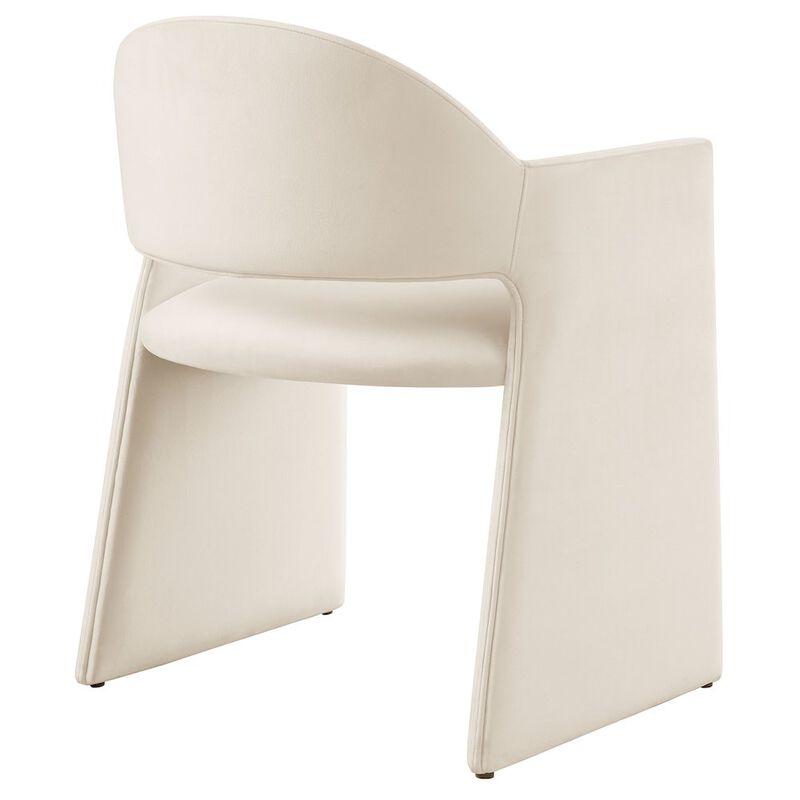 Talia Performance Velvet Dining Armchair image number 4