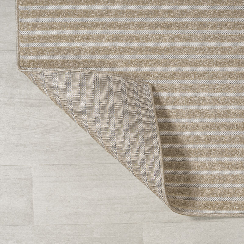 Aarhus Minimalist Scandi Striped Area Rug