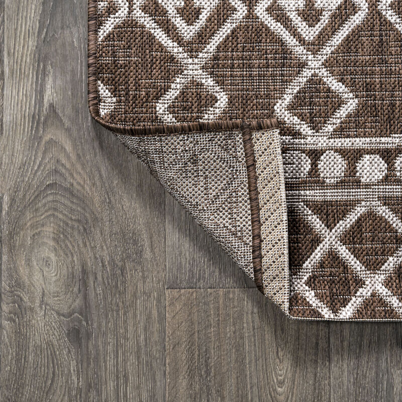 Kafel Tribal Bohemian Indoor/Outdoor Area Rug